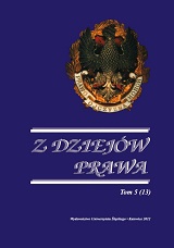 Reception of law and the formation of inter-war legal order in the Czechoslovak Republic Cover Image