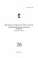 The treatment of literary works of franciscans from the province of Bosna Srebrena in literary historiography Cover Image