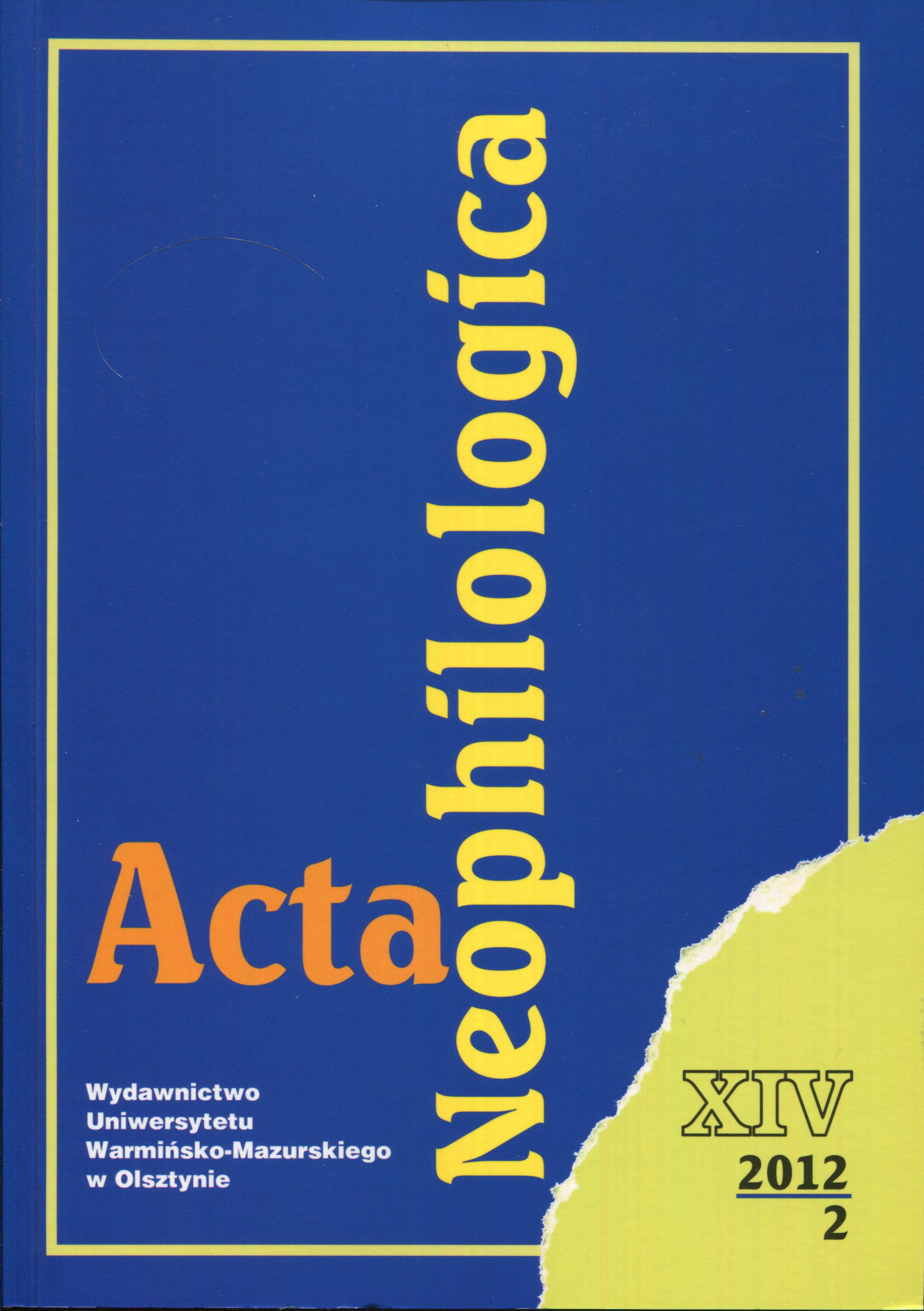 Internet Discussion Fora: A New Sphere of Activity and a Source of Cognition of Polish Elderly from the Perspective of Foreign Language Teaching and Research Cover Image