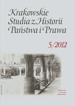 Our government has been spoiled, it requires improvement and not alteration. Józef Andrzej Załuski’s concept of the functioning of constitutional... Cover Image