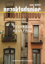 Translator in the Cultural and Social Context: On Zofia Chądzyńska Cover Image