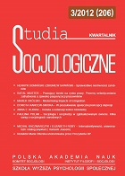 Sociology and Sociologists in the Globalized World. Some Remarks on National Sociologies Cover Image