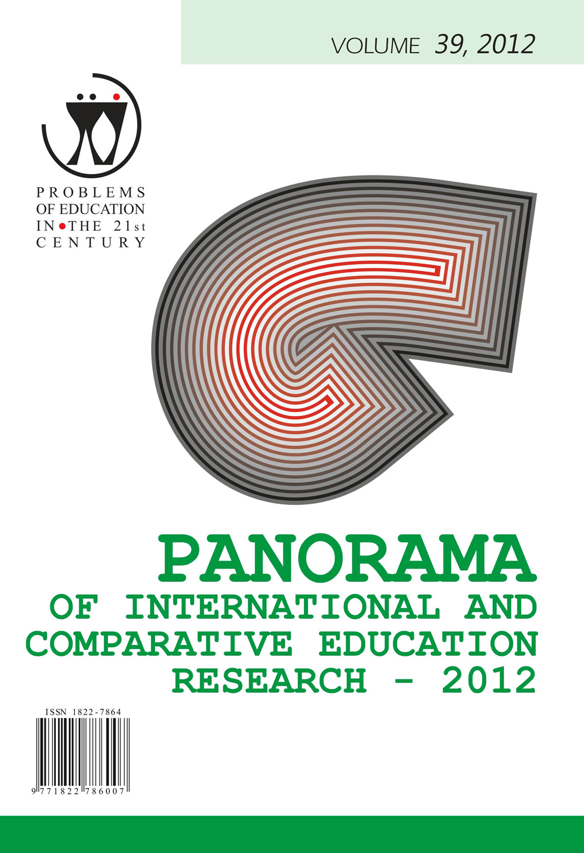 UNIVERSITY STUDENTS’ INFORMATION SOURCES OF EDUCATION FOR SUSTAINABLE DEVELOPMENT ISSUES AND THEIR PERCEPTIONS OF ENVIRONMENTAL PROBLEMS Cover Image