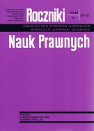 Encephalopathy As a Cause of Annulment of Marriage in the Light of the Judgments of Ecclesiastical Tribunals Cover Image