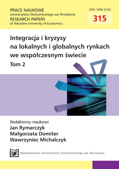 Structure of financial account in the balance of payments and foreign exchange market disorders in Poland in the period from 2000 to 2012 Cover Image