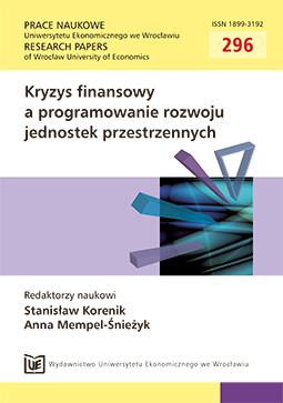 Impact of shopping centers for the functioning of settlement units in the outer metropolitan area in upper Silesian Voivodeship Cover Image