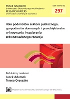 Analysis of Silesia inhabitants propensity to bear the costs of limiting natural resources exploitation Cover Image