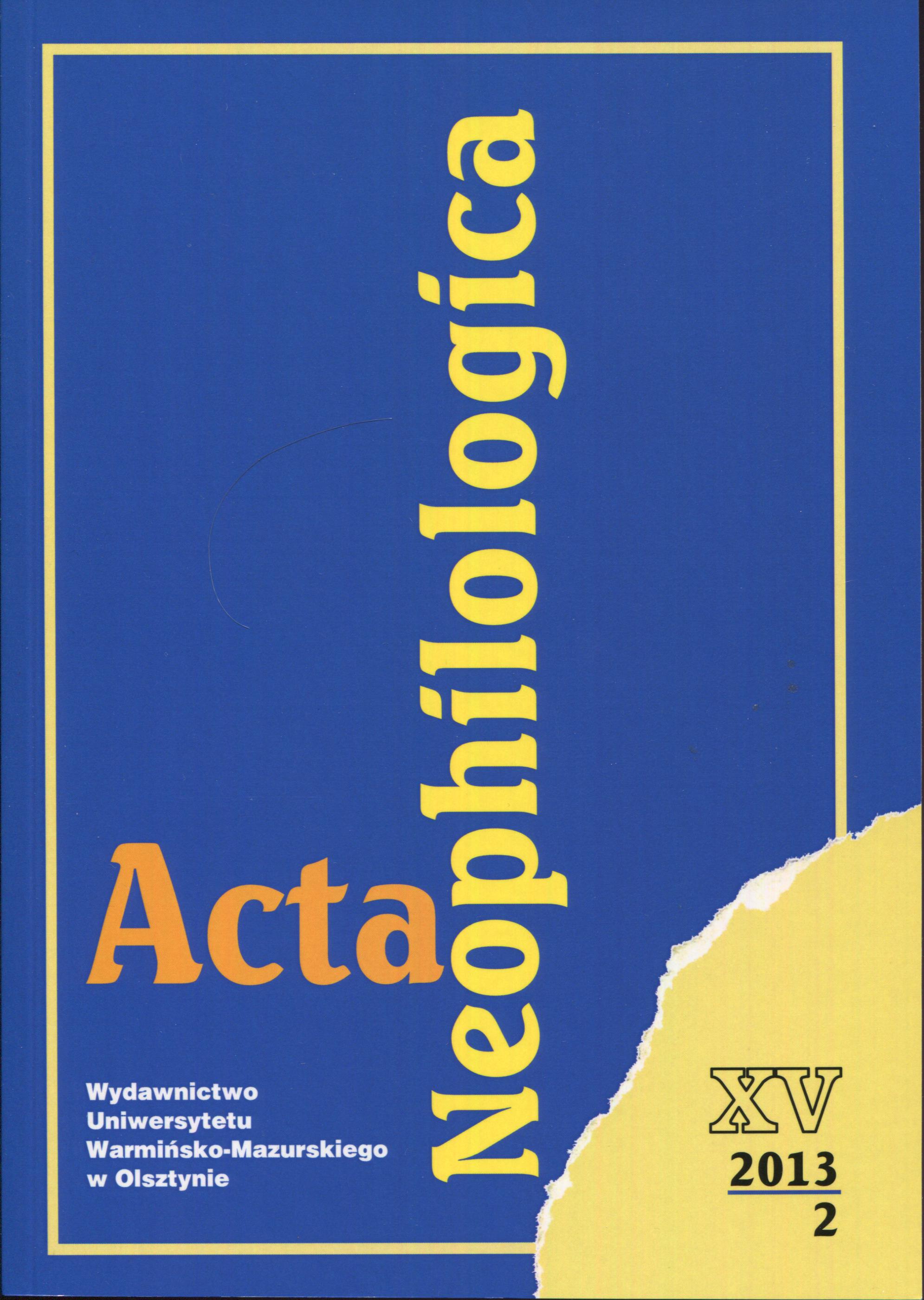 Spielcenter, Kinderschutzhotline, Teeshop, Back-Factory, and More. Word Forming Hybrids in the German Language on the Basis of Research
Concerning the Linguistic Landscape in the German Town of Greifswald Cover Image