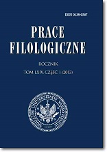 Vocabulary from the Masuria region in the {Dictionary of Polish Dialects} [‘Słownik gwar polskich’] by Jan Karłowicz Cover Image