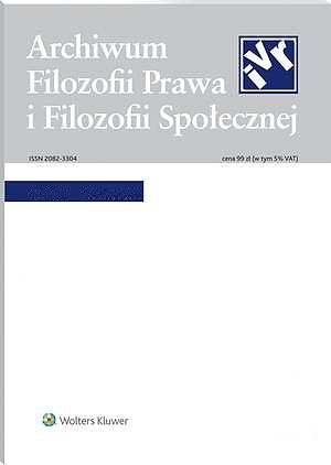 A Report on Scientific and Didactic Activities of the Chair of Theory and Philosophy of Law, University of Wrocław, from 2012 to 2013 Cover Image