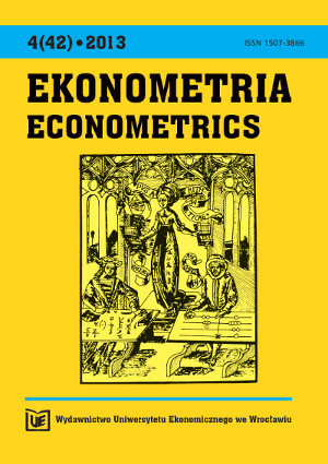 Multivariate comparative analysis as a toolto evaluate the development of companies listed on the Warsaw Stock Exchange Cover Image