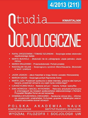 The Rhetoric of Anti-discrimination in the Changing Relationships between the Majority Population and Roma: Case of Bergitka Roma in the Carpathian Vi Cover Image