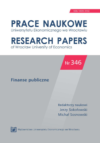 Analysis of revenue from shares in the personal income tax in the municipalities of Pomeranian Voivodeship Cover Image