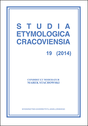  Some remarks on Ľubor Králik’s Slavic etymology of Hungarian vizsga, vizsgál.  Cover Image