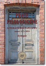 {Manuscript from the coming century} by Stefan Buszczyński – boundaries of dystopian fantasy in the second half of the nineteenth century Cover Image