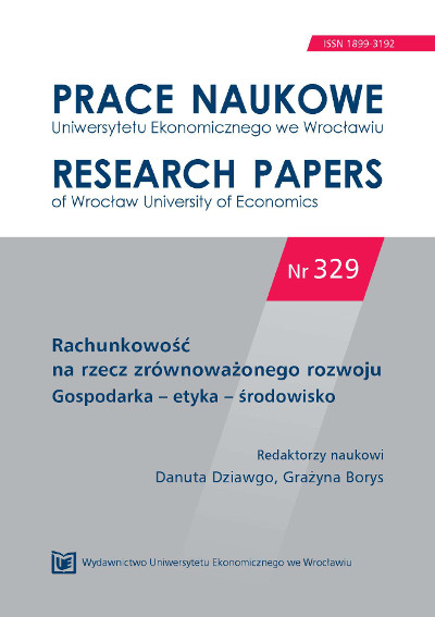 The ability of the accounting systemto satisfy information needs in the conceptof sustainable development Cover Image