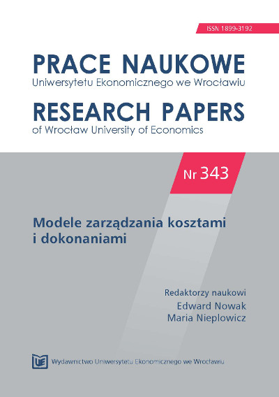 Performance measurement in network-centric companies of wholesale and retail trade of vehicles and automotive repair of motor vehicles Cover Image