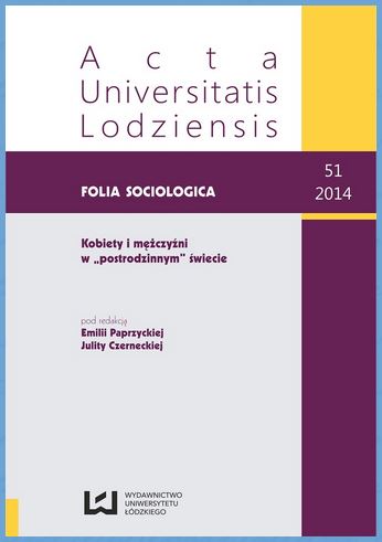 VOLUNTARY CHILDLESSNESS AND THE CHANGE OF GENDER IDENTITY OF CONTEMPORARY WOMEN AND MEN Cover Image