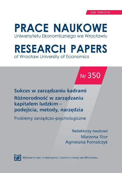 Psychological and social conditions of the dangers in the workplace in the aspect of shaping human capital in the healthcare entities  Cover Image