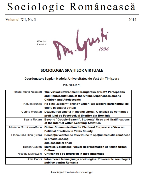 Whom Do We “Choose” Online? Partner Selection Criteria in Cyberspace Cover Image