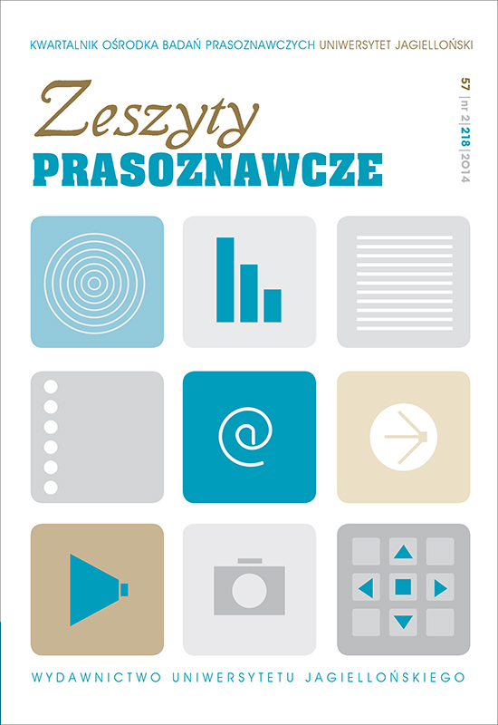 Kłamstwo i polityczna paranoja w kontekście wizerunkowych strategii PR i marketingu politycznego Cover Image