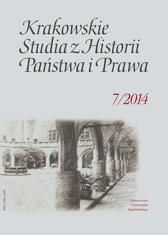 Edition of the Provisional Judicial Rules of the Judex-Curial Conference from 1861 and the Methodology of Editions of Historical Legal Sources Cover Image