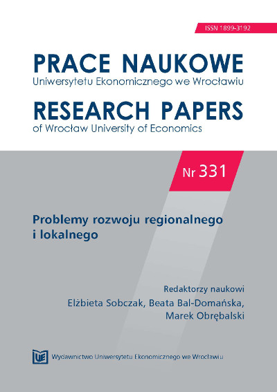 Areas of concentration of poverty in the city’s spatial structure (the case study of Poznań) Cover Image