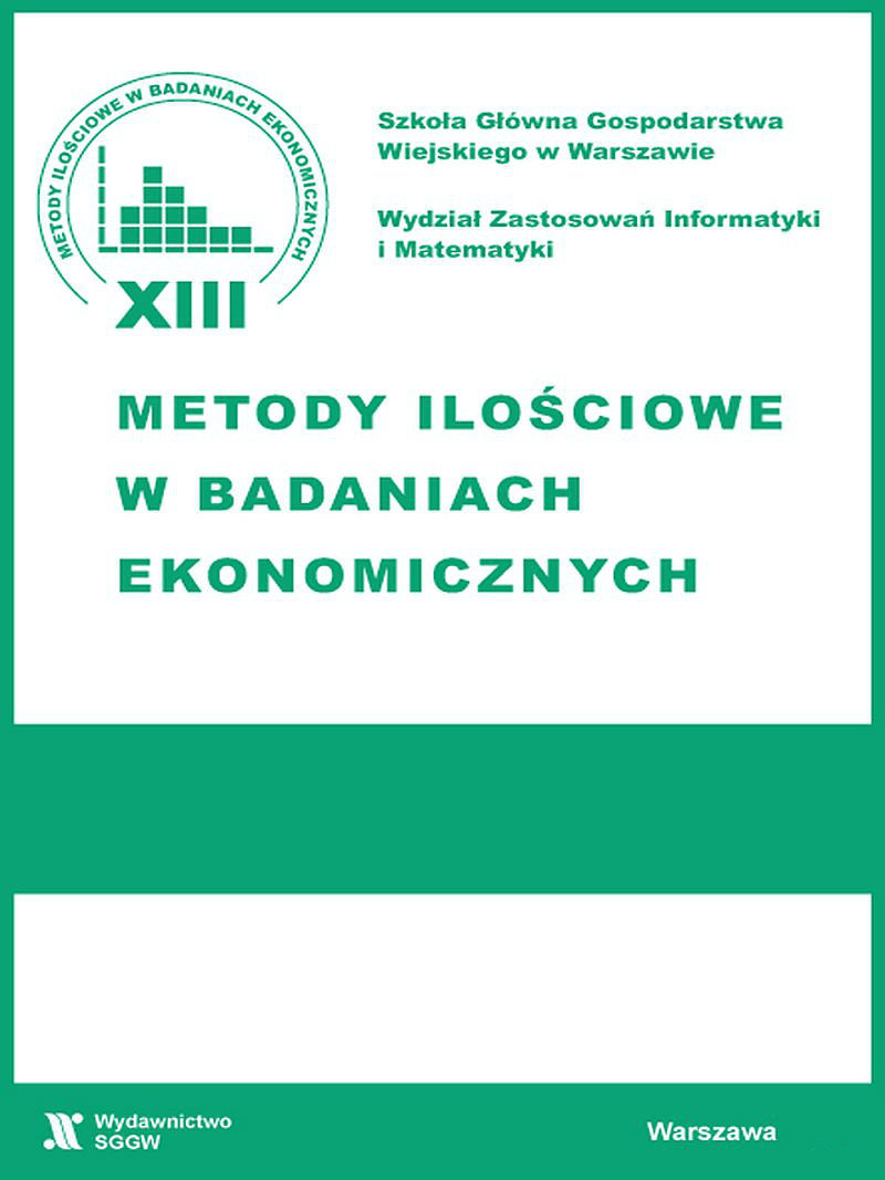 THE ASSESSMENT OF DISEQUILIBRIUM OF THE PODLASKIE VOIVODESHIP LABOUR MARKET USING SYNTHETIC INDEX Cover Image