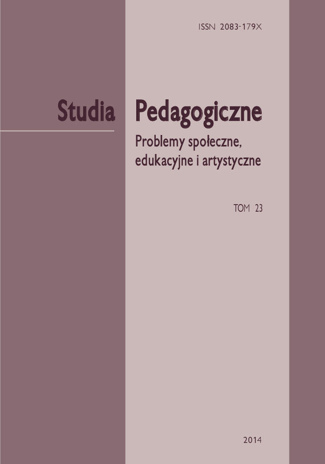 Solidarity as a Moral Virtue – An Attitude and Principle of Human Life in the Thoughts of John Paul II in The Educational Perception Cover Image