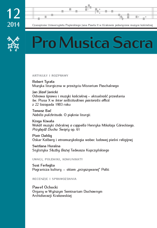 Henryk Mikołaj Górecki’s a cappella choir music. Come, Holy Spirit. op. 61 Cover Image