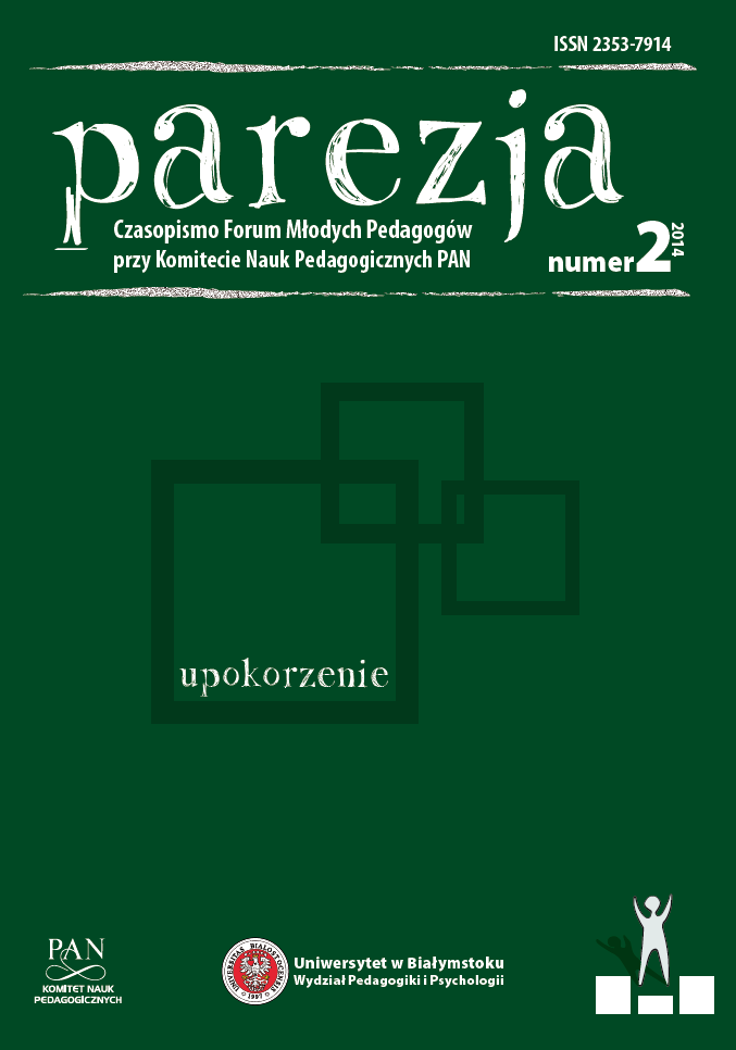 A humble or anchored teacher? Book Review by Hanna Kędzierska Kariery zawodowe nauczycieli. Konteksty – Wzory – Pola dyskursu. Adam Marszałek Publisher, Toruń 2012, pp 373 Cover Image