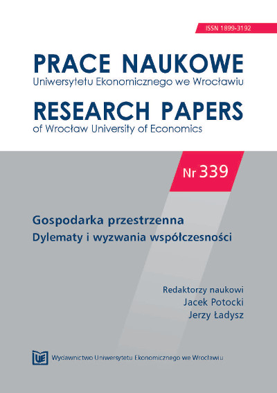 Indicator-based environmental impact assessment of suburbanisation process in siechnice commune Cover Image