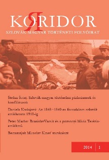 Branislav Varsik és a pozsonyi Mária Terézia-emlékmű. Epizód egy fiatal diák életéből és kísérlet személyes identitásának meghatározására Cover Image