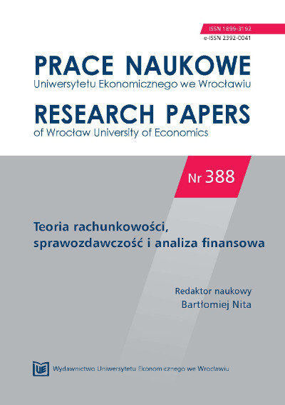 The usage of financial analysis to evaluate the hospi- tals financial performance – selected problems  Cover Image