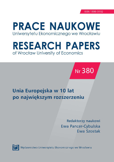 Public statistics in the process of monitoring of territorial dimension of cohesion policy  Cover Image