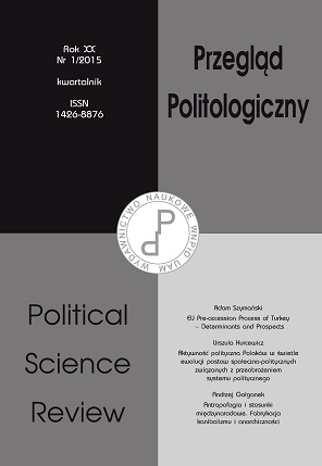 Determinants of Voter Turnout in the Elections to the European Parliament in the Subcarpathian District No. 9 in 2014 Cover Image