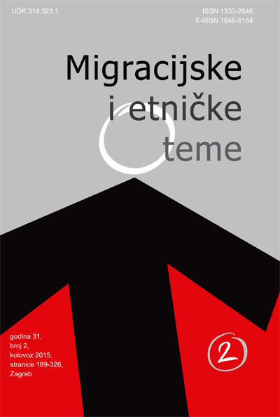 Changes in the Ethnic Structure of the Population of Karlovac and Lika-Senj Counties in the period from 1991 to 2011 Cover Image