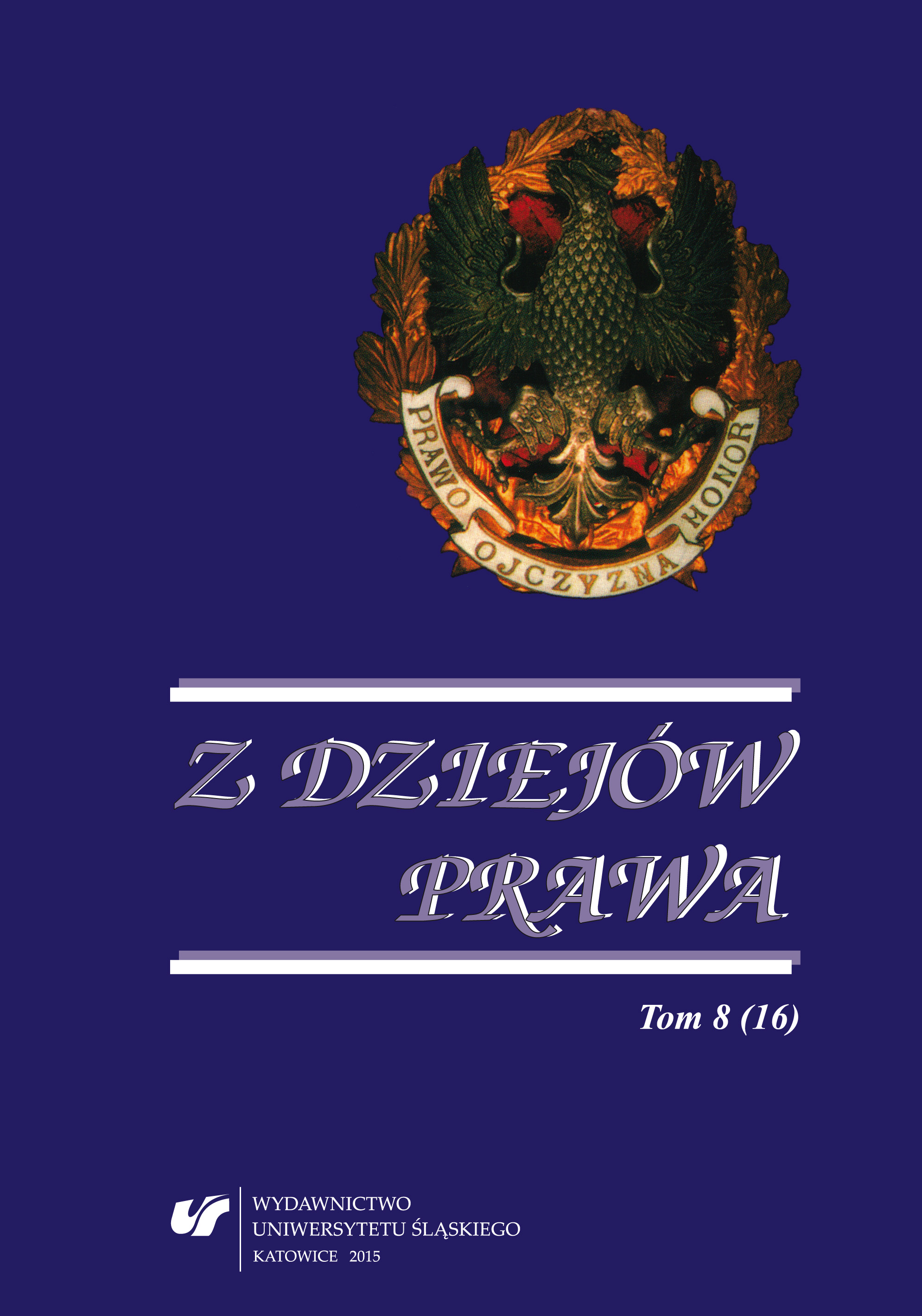 Polish United Workers’ Party, Labour Unions, and the Judiciary After August of 1980 Cover Image