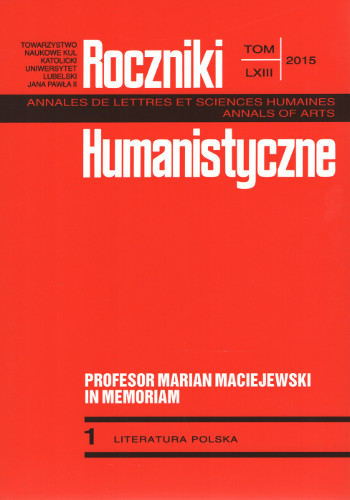 Błogosławiona, święta of Gustaw Herling-Grudziński under Kerygma. Interpretive gloss Cover Image