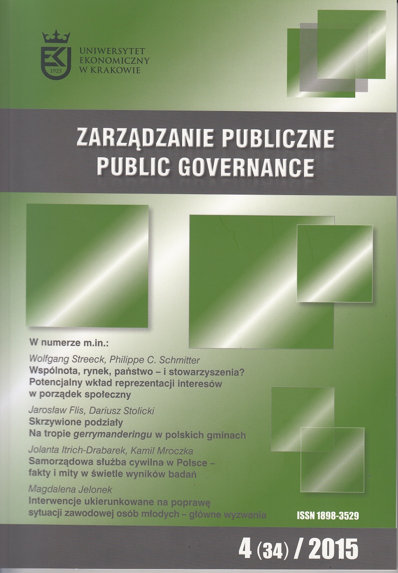 Tilted districts: In search for gerrymandering in Polish townships Cover Image