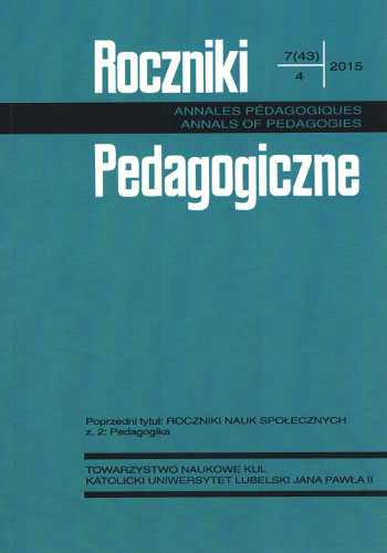 9th Scientific Conference „Pedagogiczna aksjologia w świetle nauczania św. Jana Pawła II” [Pedagogical Axiology in Light of the Teaching of St. John Paul II], Biała Podlaska, May 6, 2015 Cover Image