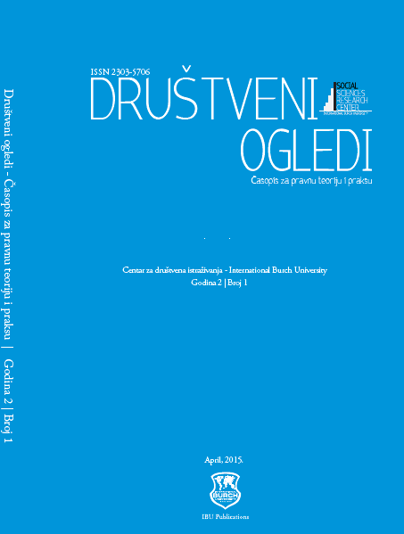 Restorative Justice in the Legislation of the Republic of Serbia Cover Image