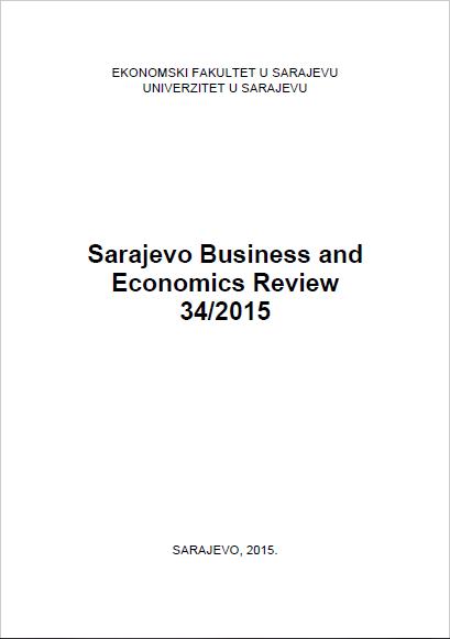 APPLICATION OF CHESSER'S MODEL ON SMALL ENTERPRISES TO ESTIMATE NON-FULFILLMENT OBLIGATIONS TO BANKS IN BOSNIA AND HERZEGOVINA Cover Image