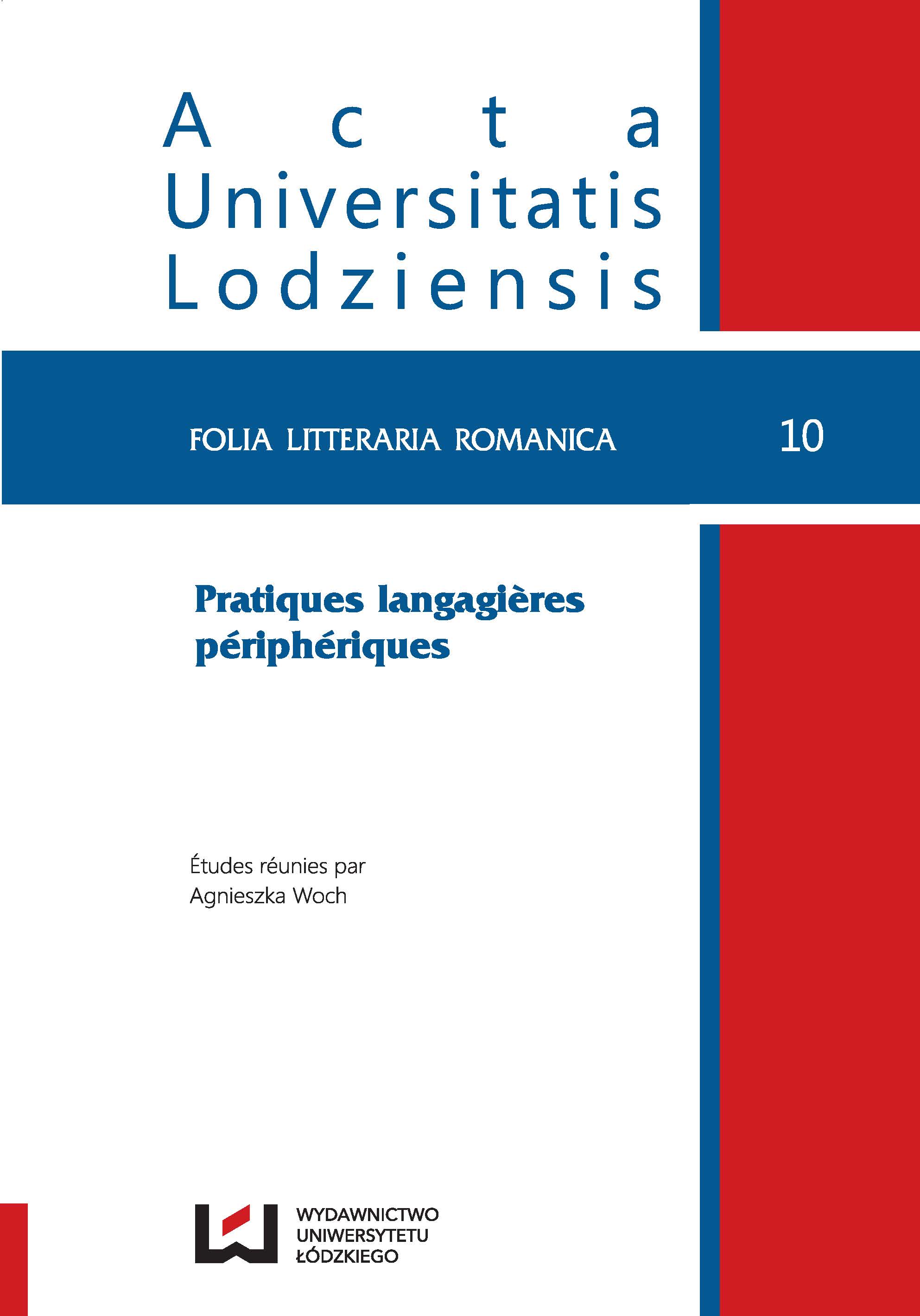 The Language of Oenological Critique in Spanish : Slang, Specialized Language or Sociolect? Cover Image