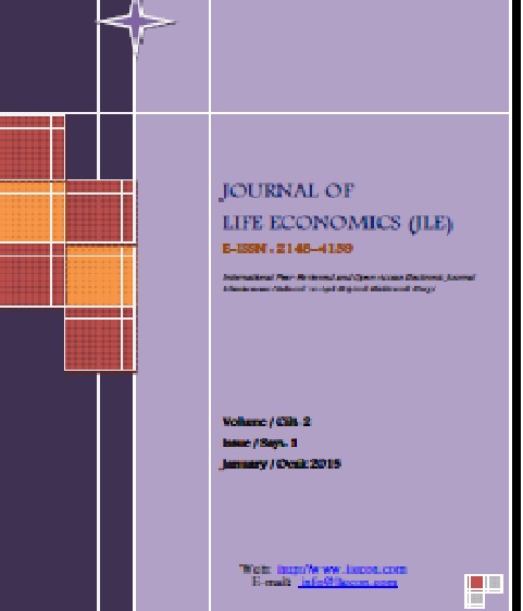 THE DETERMINATION OF THE VARIABLES INFLUENCING THE SAVING CHOICES IN TURKEY BY USING CANONICAL CORRELATION ANALYSIS Cover Image