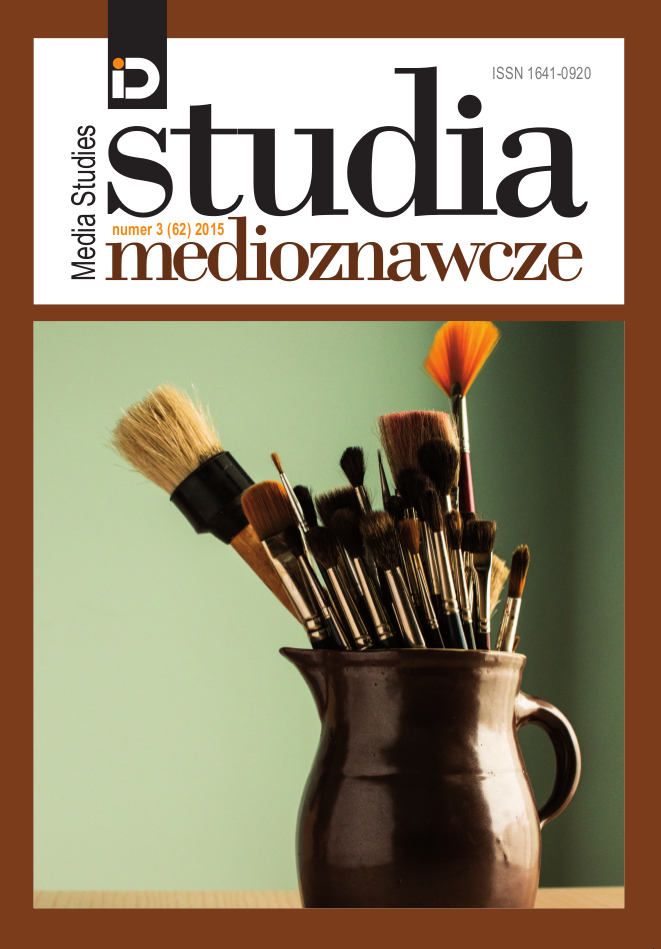 Media education in the debate on identity of media studies. Existing paradigms vs. methodology of neurostudies Cover Image