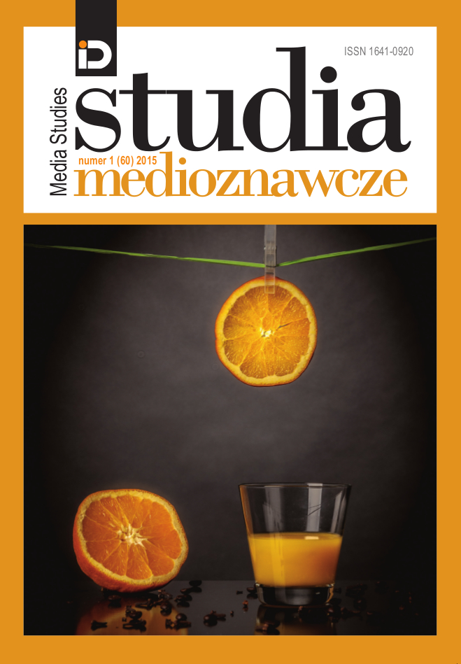 Report from the conference „Communication studies and political science. Together or separately? 18 years of Department of Social Communication and Journalism at the Institute of Political Science at the University of Wroclaw”, Wroclaw, January 23, 2 Cover Image