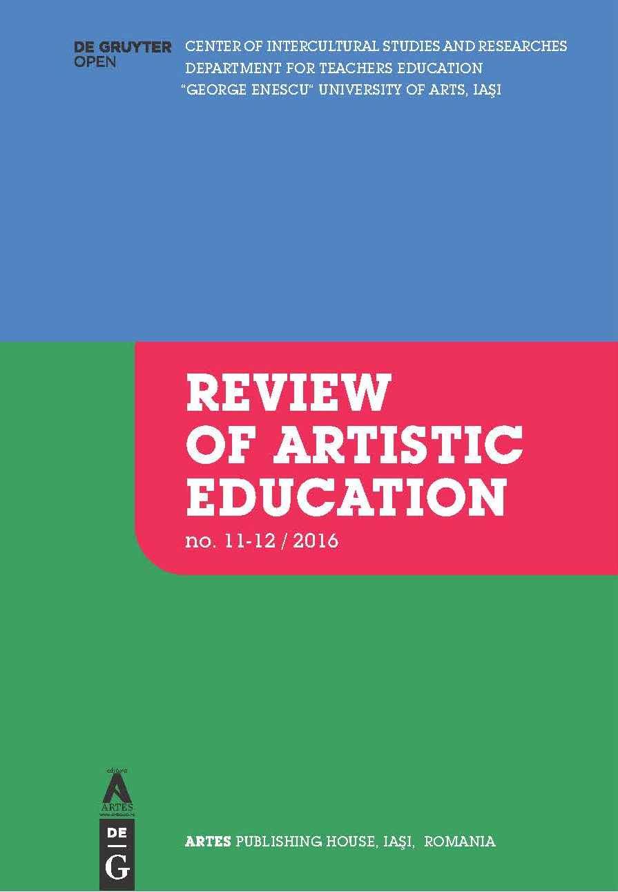 INNOVATIVE VISIONS OVER THE FORMATION OF THE TEACHER IN THE ARTS Cover Image