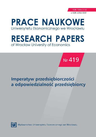 The role of business consulting in managing micro enterprises – selected effects and determinants Cover Image