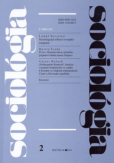 Roma: Insecure or Dangerous? An Analysis of the Meaning of Security in Relation to Roma in the Czech and Slovak National Documents Cover Image